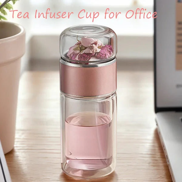 Cool-To-Touch Glass Tea Infuser