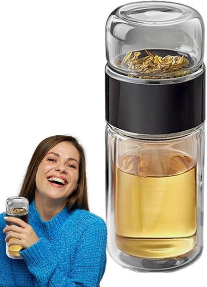 Cool-To-Touch Glass Tea Infuser
