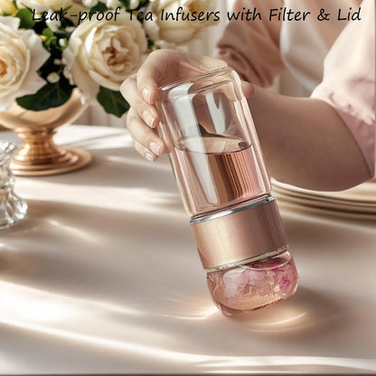 Cool-To-Touch Glass Tea Infuser