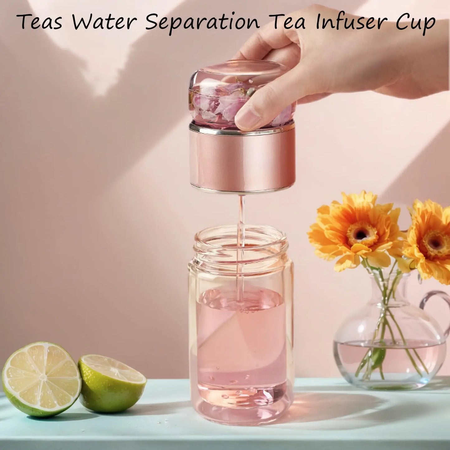 Cool-To-Touch Glass Tea Infuser
