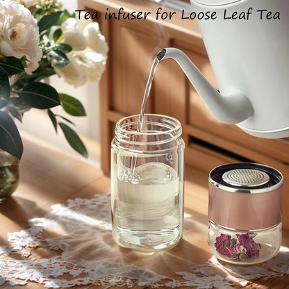 Cool-To-Touch Glass Tea Infuser