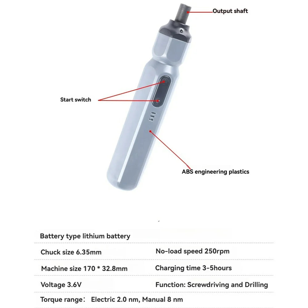 Ultra-Compact Cordless Power Driver